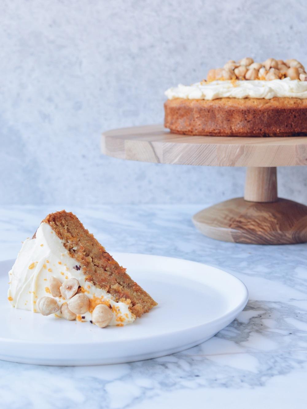 Christmas spiced carrot cake