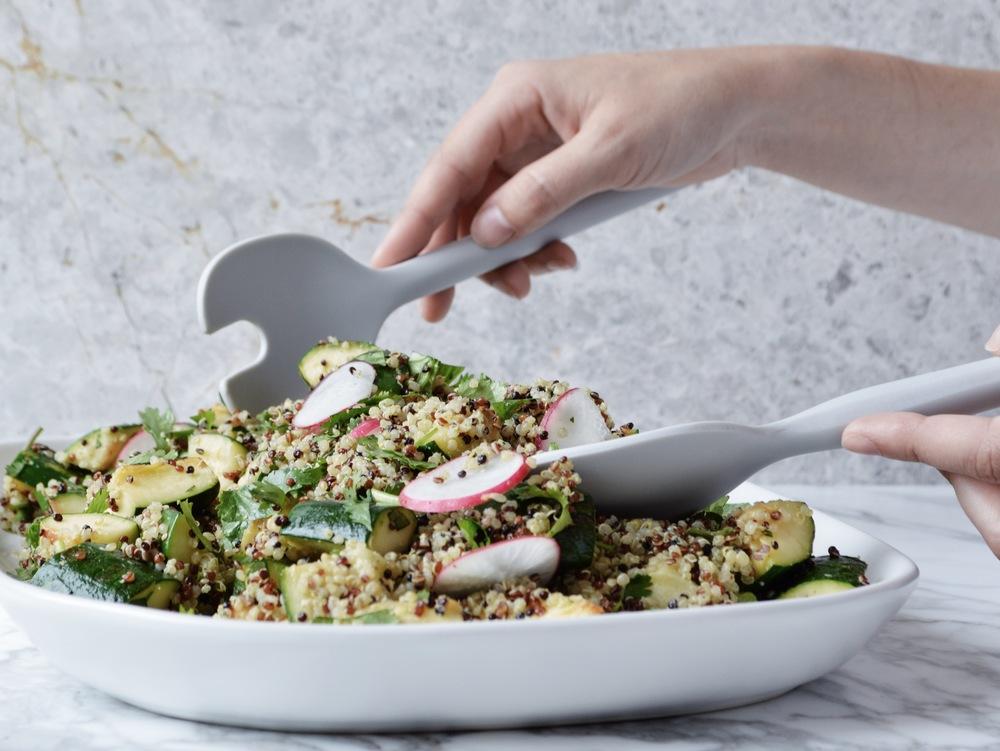 Grilled Zucchini and Quinoa Salad