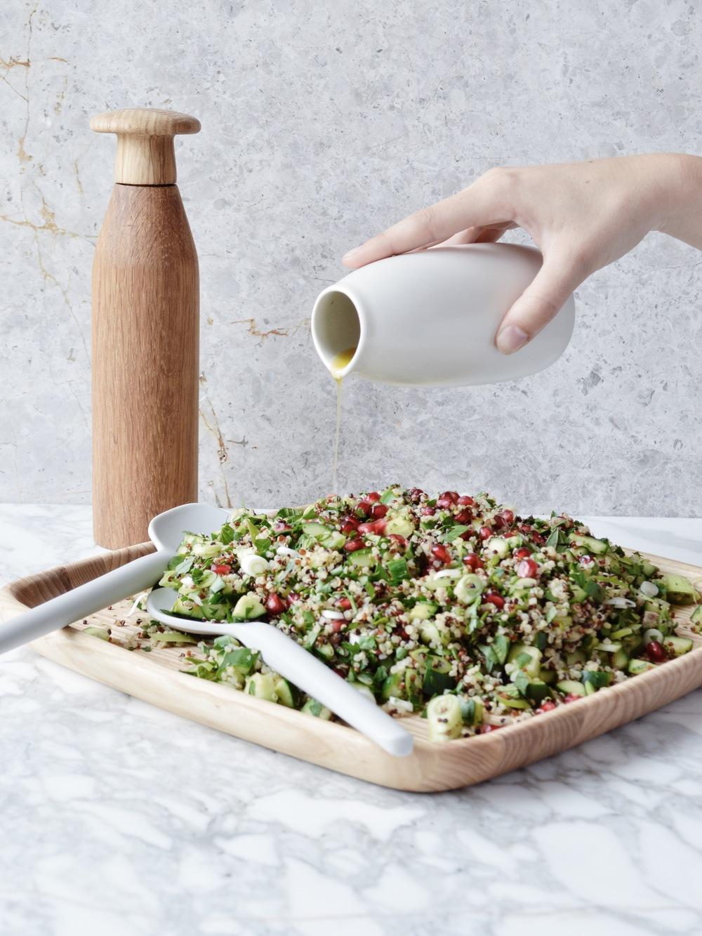 Pomegranate tabbouleh