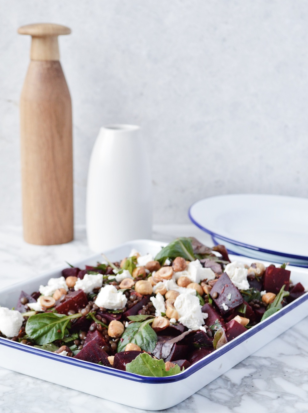 Roast beetroot salad